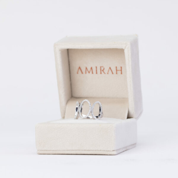"Brilliant Halo" Zircon Ring - Image 2