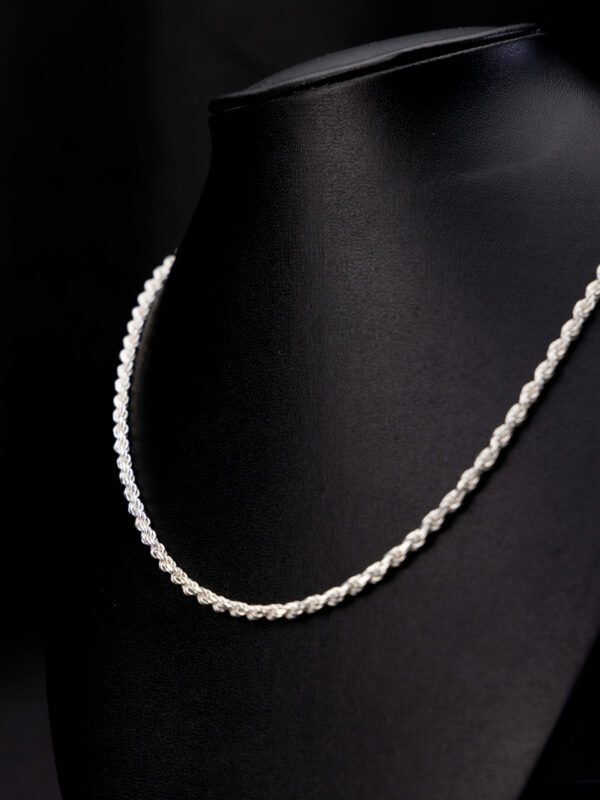 "Rope" 925 I Silver Men's Chain - Image 2