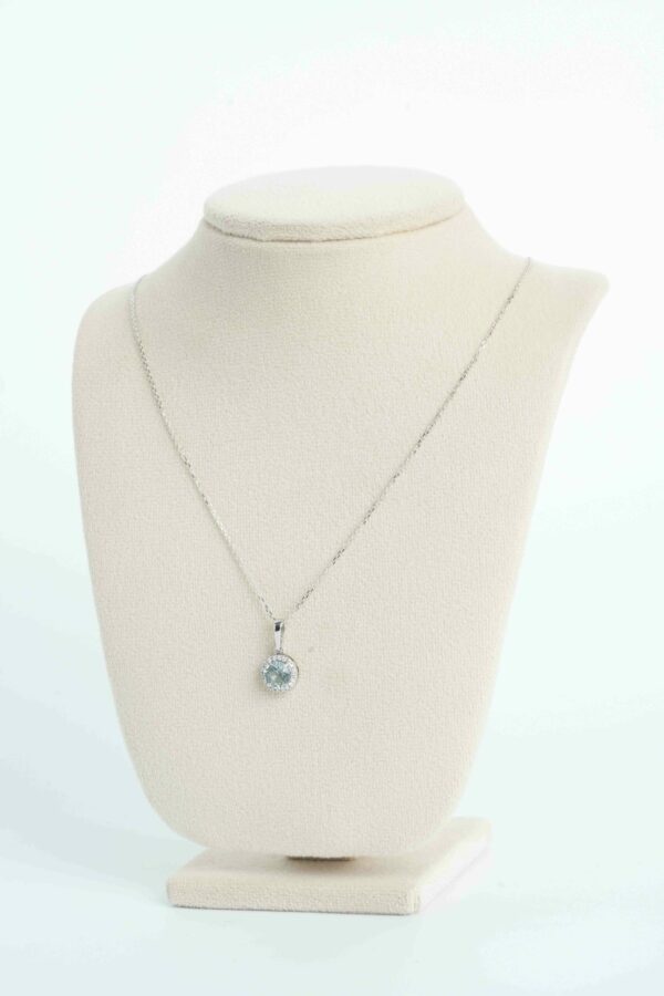 Amirah "Elsa" Mint Green Sapphire Necklace