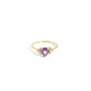 "Amirah Lavender" Pink Sapphire & Diamond Ring