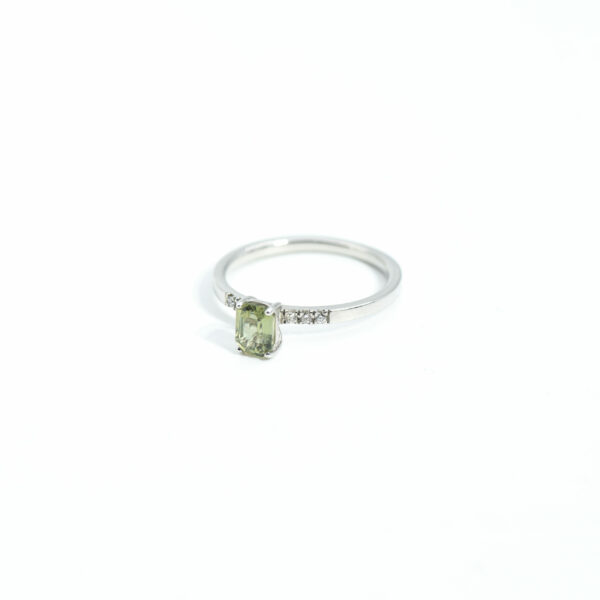 "AMIRAH Galilea" Green Sapphire with Diamond - Image 2