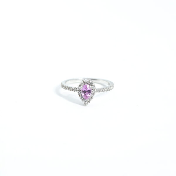 "Amirah Labyrinth" Pink Sapphire Ring