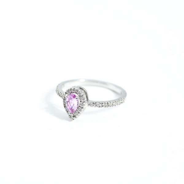 "Amirah Labyrinth" Pink Sapphire Ring - Image 2