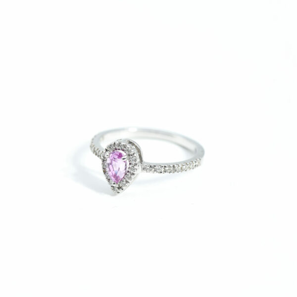 "Amirah Labyrinth" Pink Sapphire Ring - Image 2