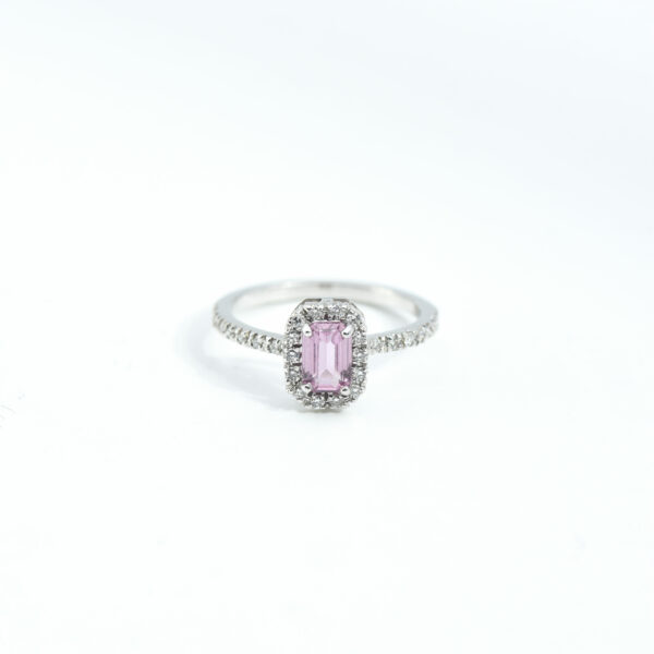 "Amirah Pink Joy" Pink Sapphire Ring