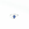 "Twilight " Blue Sapphire & Diamond Ring