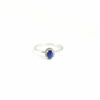 Blue Sapphire Serenade Diamond Ring