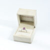 "Amirah Violet" Pink Sapphire & Diamond Ring - Image 3