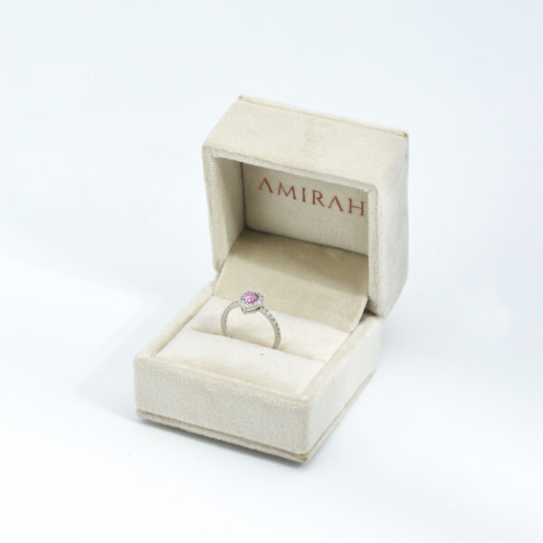 "Amirah Labyrinth" Pink Sapphire Ring - Image 3