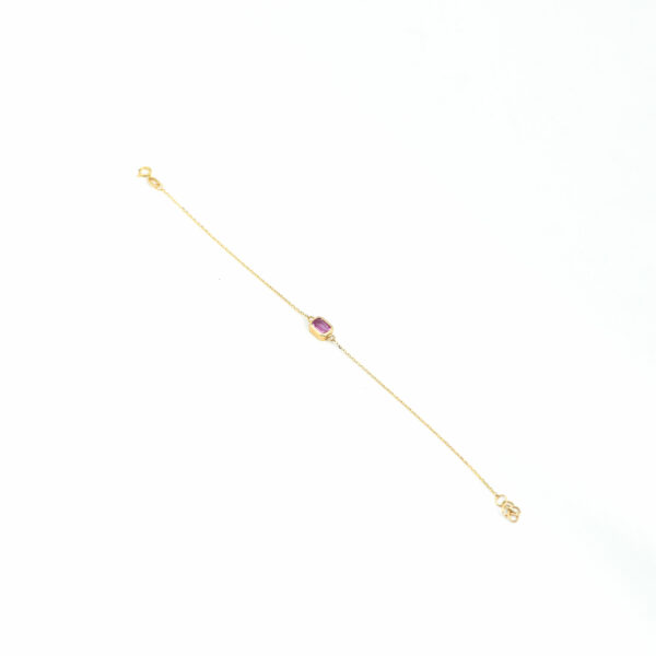 "AMIRAH Izarra" Pink Sapphire Bracelet - Image 2