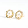 Floral Pearl Studs - Image 2