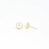 Golden Glow Pearl Studs