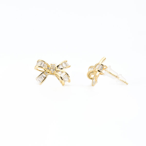 Golden Bows Earring