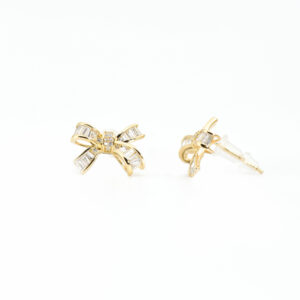 Golden Bows Earring