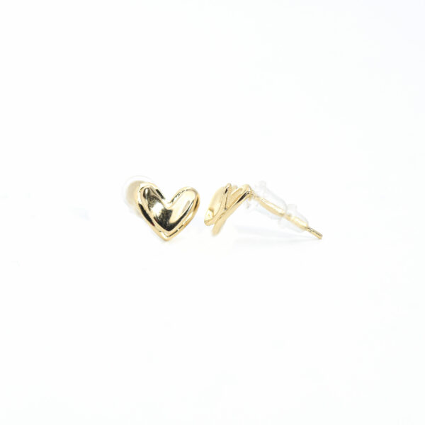 Golden Heartbeat Earring