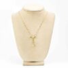 Golden Sparkle Bow Pendant