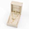 Golden Sparkle Bow Pendant - Image 3