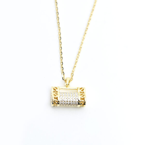 Golden Mini Bag Pendant - Image 2
