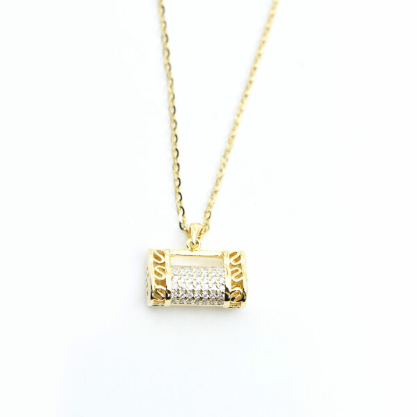 Golden Mini Bag Pendant - Image 2