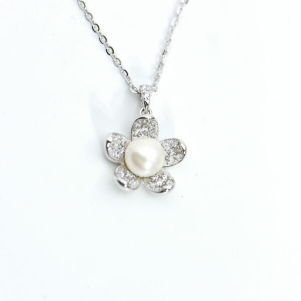 Floral Pearl Pendant - Image 2