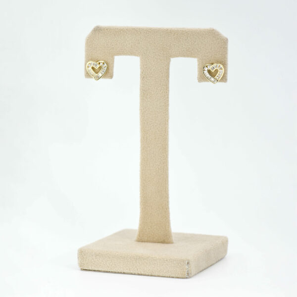 Sparkling Heart Earstud - Image 2
