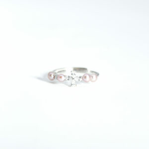 Pink Aroura Pearl Ring