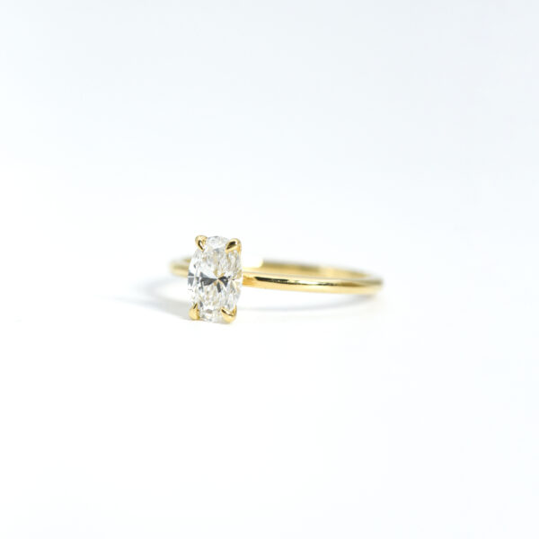 Twinkle Oval Diamond Pendant - Image 2