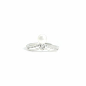 Pearl Charm Ring