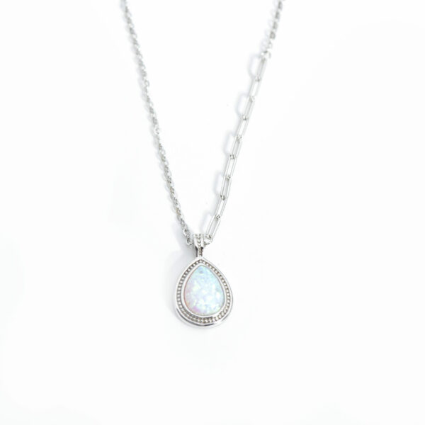 Opal Pear Pendant - Image 2
