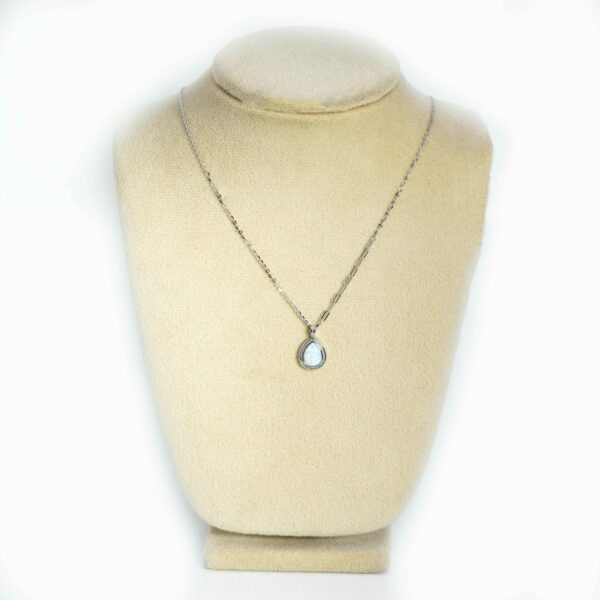 Opal Pear Pendant