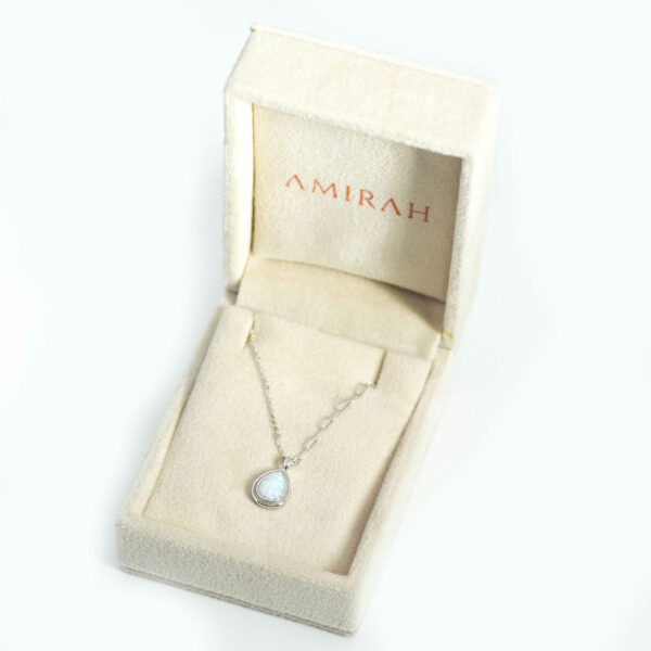 Opal Pear Pendant - Image 3