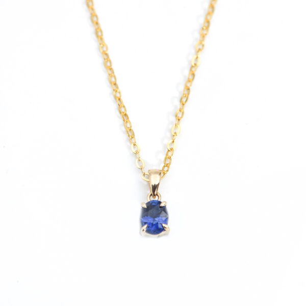 Royal Blue Sapphire Pendant - Image 2