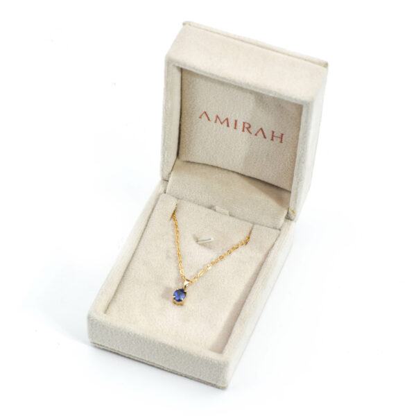 Royal Blue Sapphire Pendant - Image 3