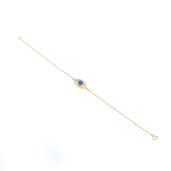 Evel Eye Blue Sapphire Bracelet - Image 2