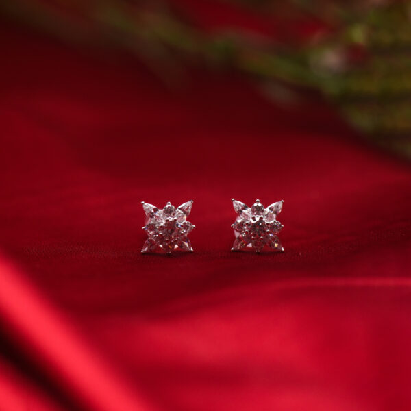 Floral Zirc Earring - Image 4