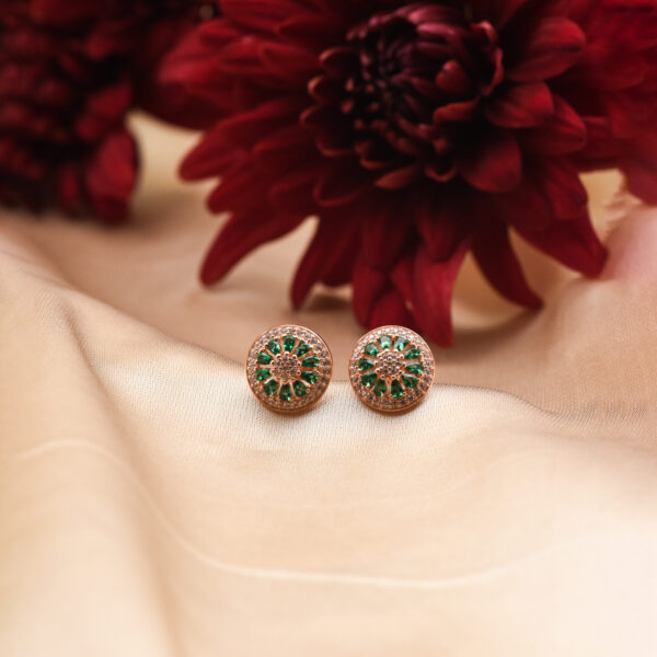 Emerald Bloom Earring - Image 4