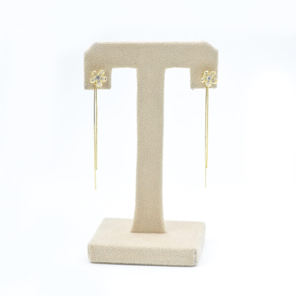Floral Dangle Earring - Image 2