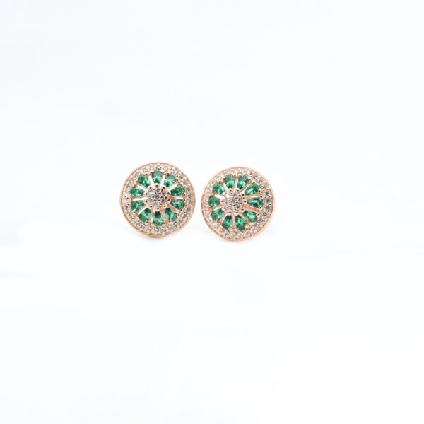 Emerald Bloom Earring - Image 2