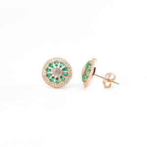 Emerald Bloom Earring