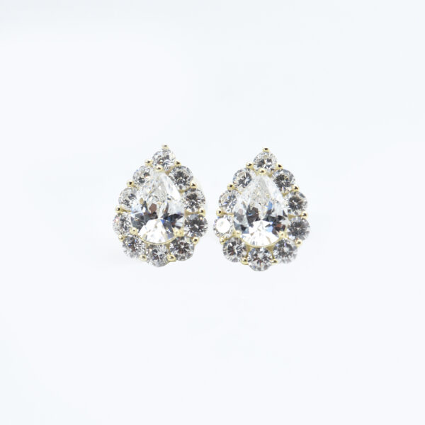 Golden Pear Dew Earring - Image 2