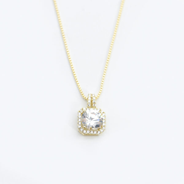 Golden FrostBite Sparkle Pendant - Image 2