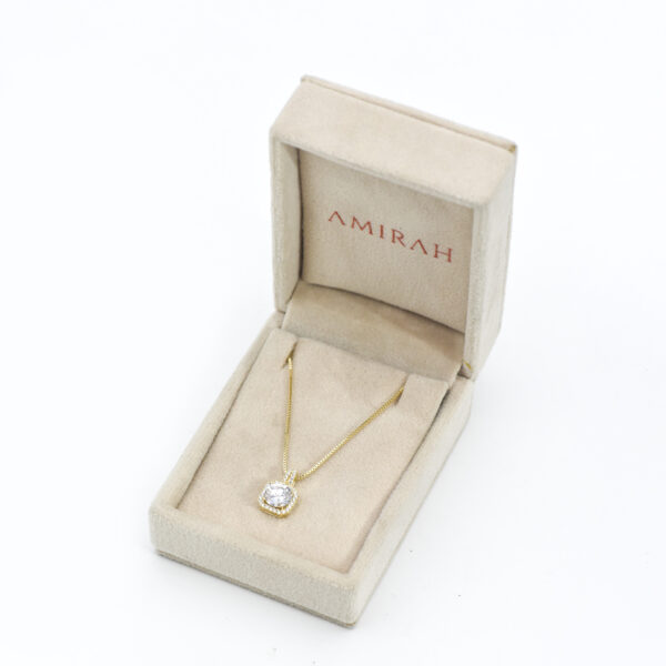 Golden FrostBite Sparkle Pendant - Image 3