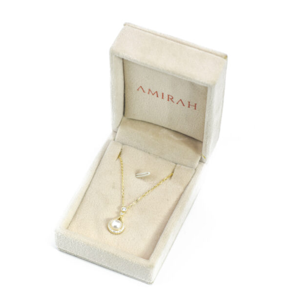 Golden Elegance Drop Pendant - Image 3