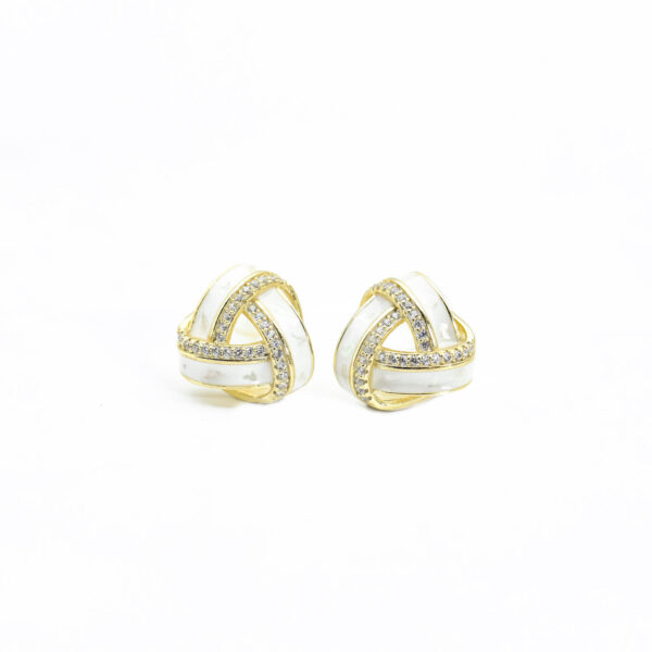 Golden TriLux Spark Earring - Image 2