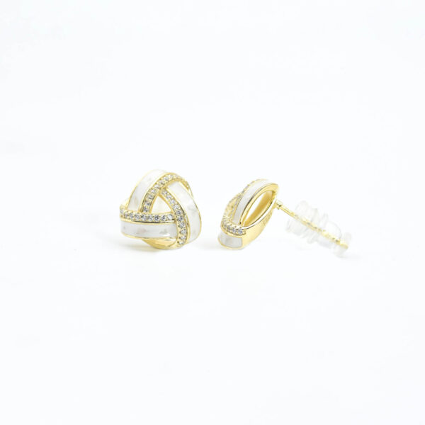 Golden TriLux Spark Earring - Image 3