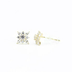 Golden Floral Earring
