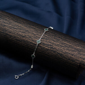 Green Charm Clover Bracelet