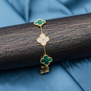 Green and Zirc Bracelet