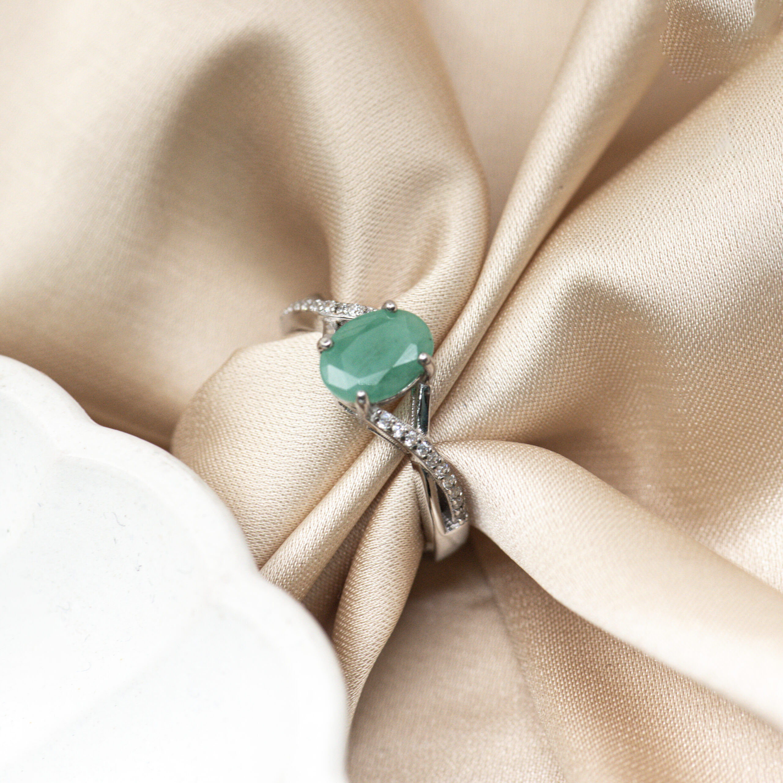 Emerald Moonlight Ring