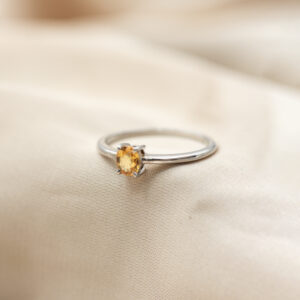 Sunburst Sapphire Ring